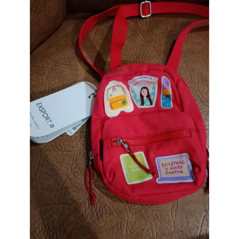 Exsport Dinda Mini BP Series Sling Bag - Red XS