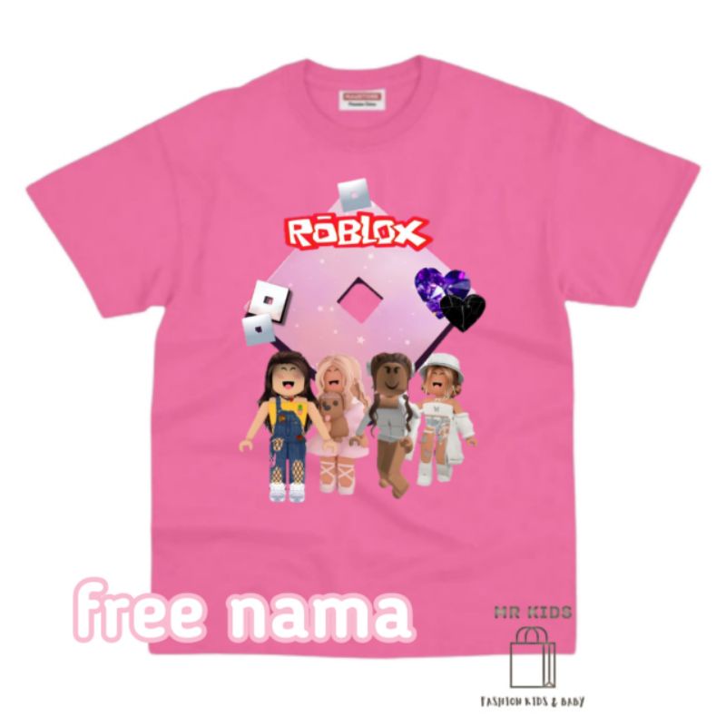 HOOH TENAN|ROBLOX GIRL Baju anak kaos anak terbaru bahan premium
