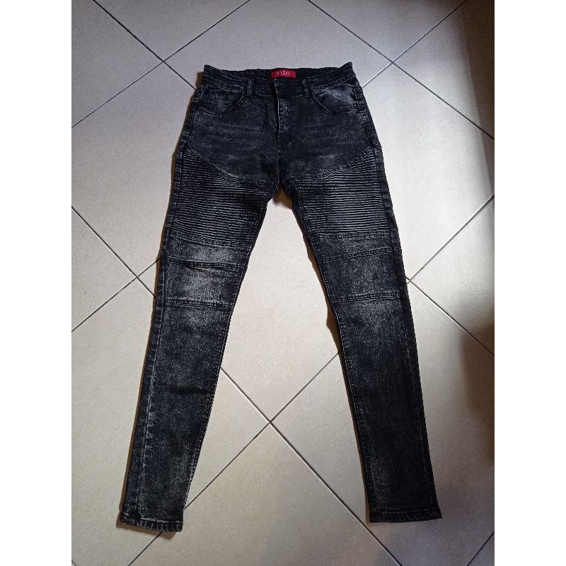 Celana rucas classic biker jeans
