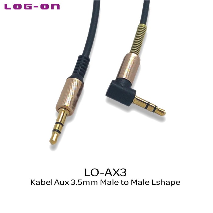 KABEL AUX LOGON 3,5MM UNION LO-AX3