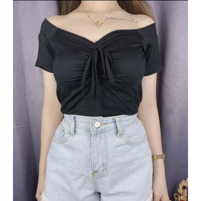 Crop Top Camie/ Croptop Wanita/AURORA CLOTHING