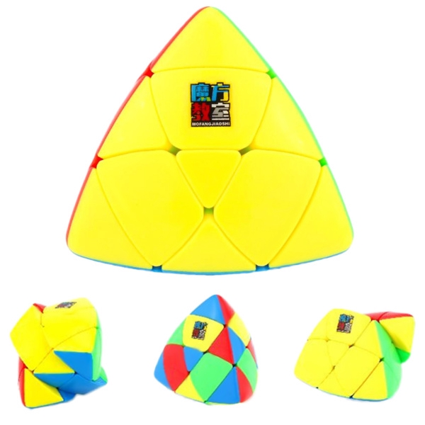 Hb-3x3 Pyramorphix Magic Cube Stickerless Brain Teaser Skewb Cube