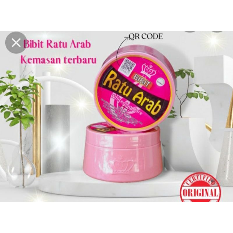 BIBIT RATU ARAB Original 100% BPOM Handbody HB Whitening Ampuh BERHOLOGRAM Kemasan Baru