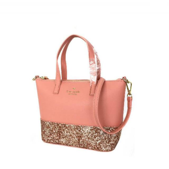 Kate Spade Greta In Glitter Satchel tas original authentic slingbag crossbody selempang