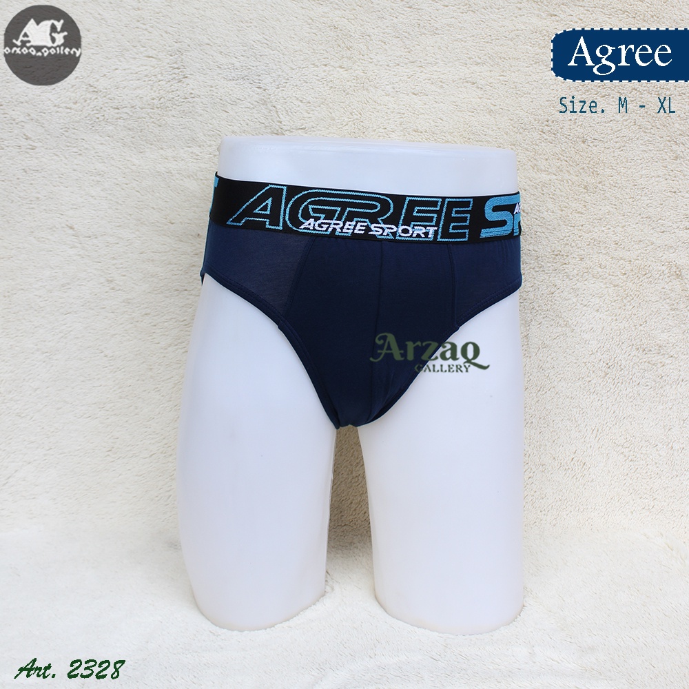 [ 3 pcs ]Cd pria Agree 2328 | Cd Pria Karet Boxer celana dalam pria dewasa / Sempak Pria / Celana Dalam / agree/ Pakaian Dalam / arzaqgallery / CD