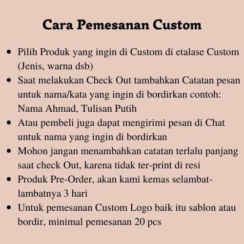 CUSTOM Bucket Bordir/Sablon, Nama, kata-kata dan Logo TERMURAH!