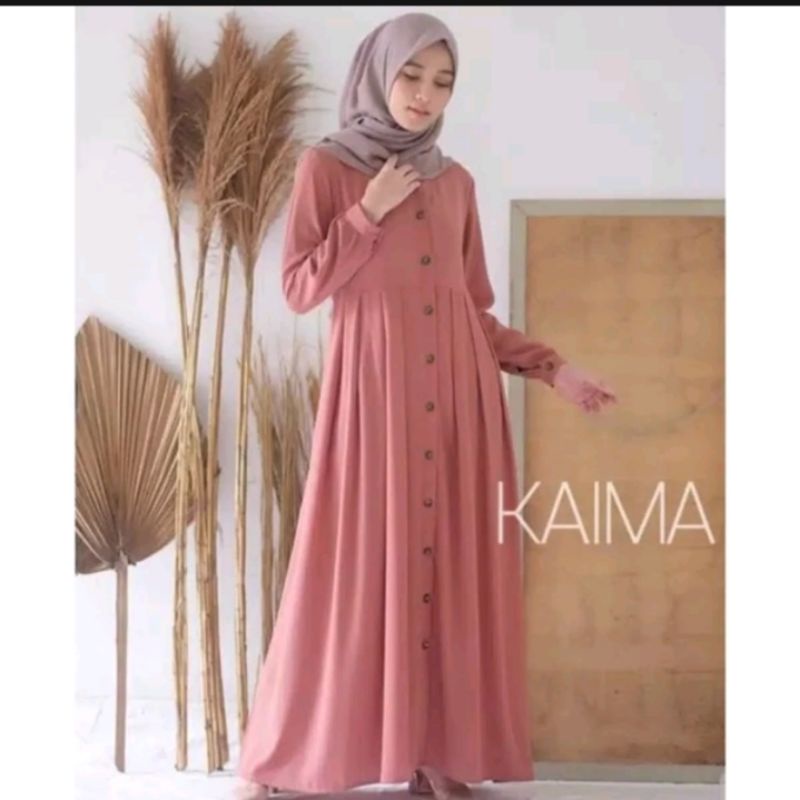 GAMIS RINJANI KAIMA MOSCREPE PREMIUM