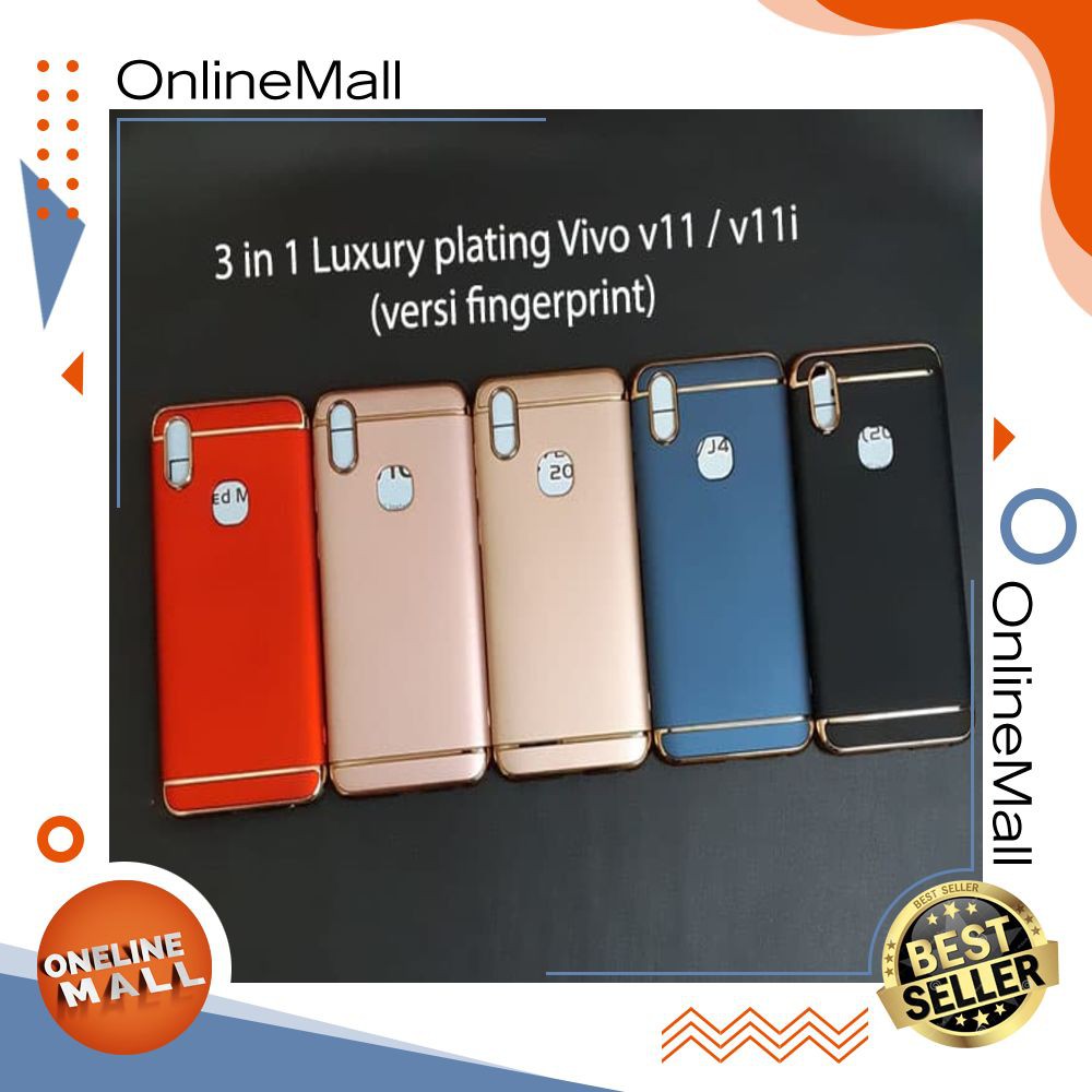 SALE VIVO V11 / V11I / V11 FINGERPRINT 3 IN 1 CHROME CASE IV-V11-1402