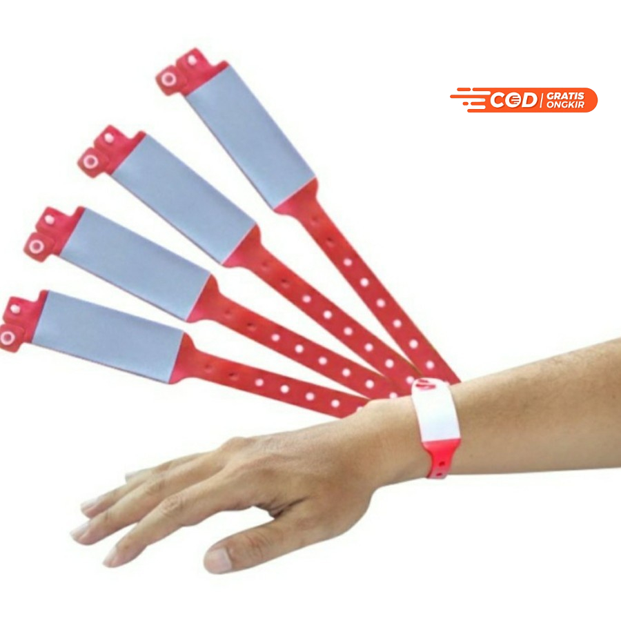 Gelang Pasien Id Band Dewasa Cosmomed Biru Kuning Pink