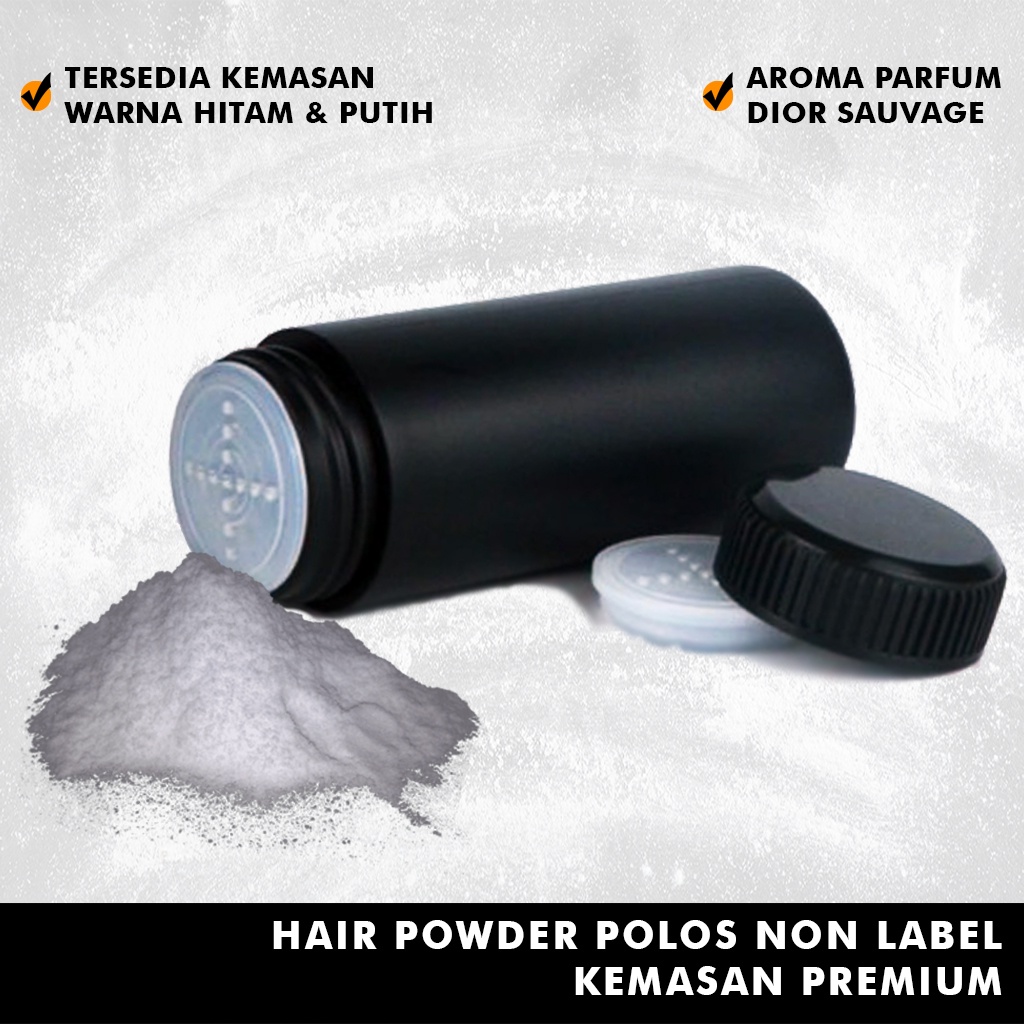 CUSTOM HAIR POWDER KEMASAN PREMIUM | HAIR POWDER NON LABEL | HAIR POWDER MEREK SENDIRI