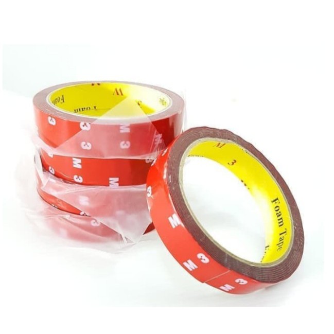 

Double Tape 3M 2CM 20MM Busa Perekat 3M Foam Dobel Tape Dobel Tip E68