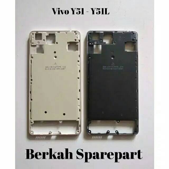Tutup Mesin - Tulang Casing Belakang - Rangka Casing Belakang - Bezel Casing Vivo Y51 - Y51L