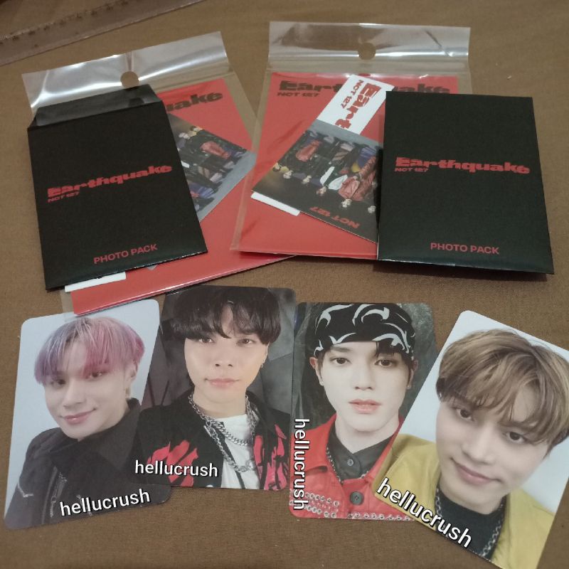 [ READY STOCK INA ] MD LUGGAGE EARTHQUAKE TAEYONG TAEIL JOHNNY JUNGWOO BANDANA UNSEALED FULLSET NCT1