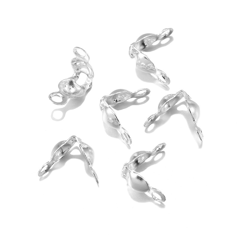 100Pcs Rantai Bola Berduri Ukuran 4x7mm Untuk Membuat Perhiasan Diy