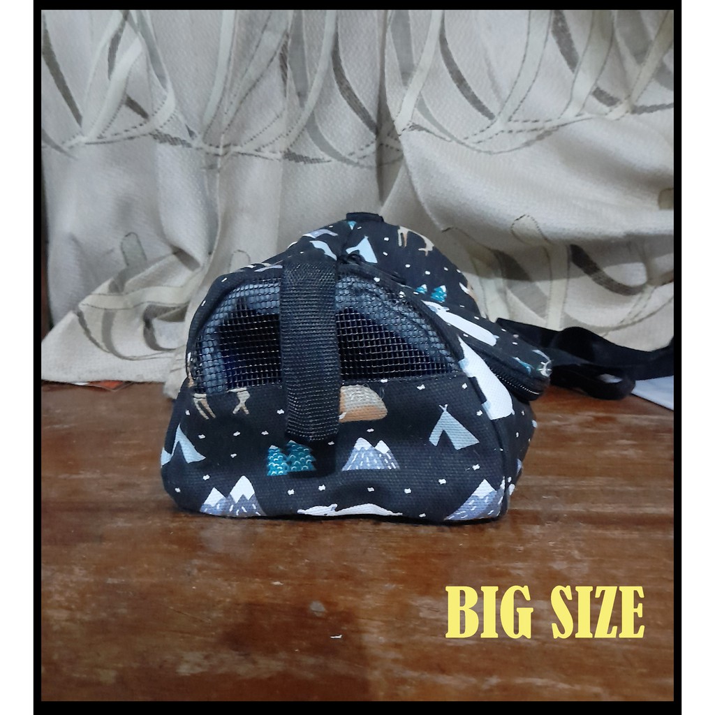 TRAVEL POUCH SUGAR GLIDER TAS TRAVEL CAGE MINI UNTUK BAWA SG  ATAU BURUNG UKURAN MINI