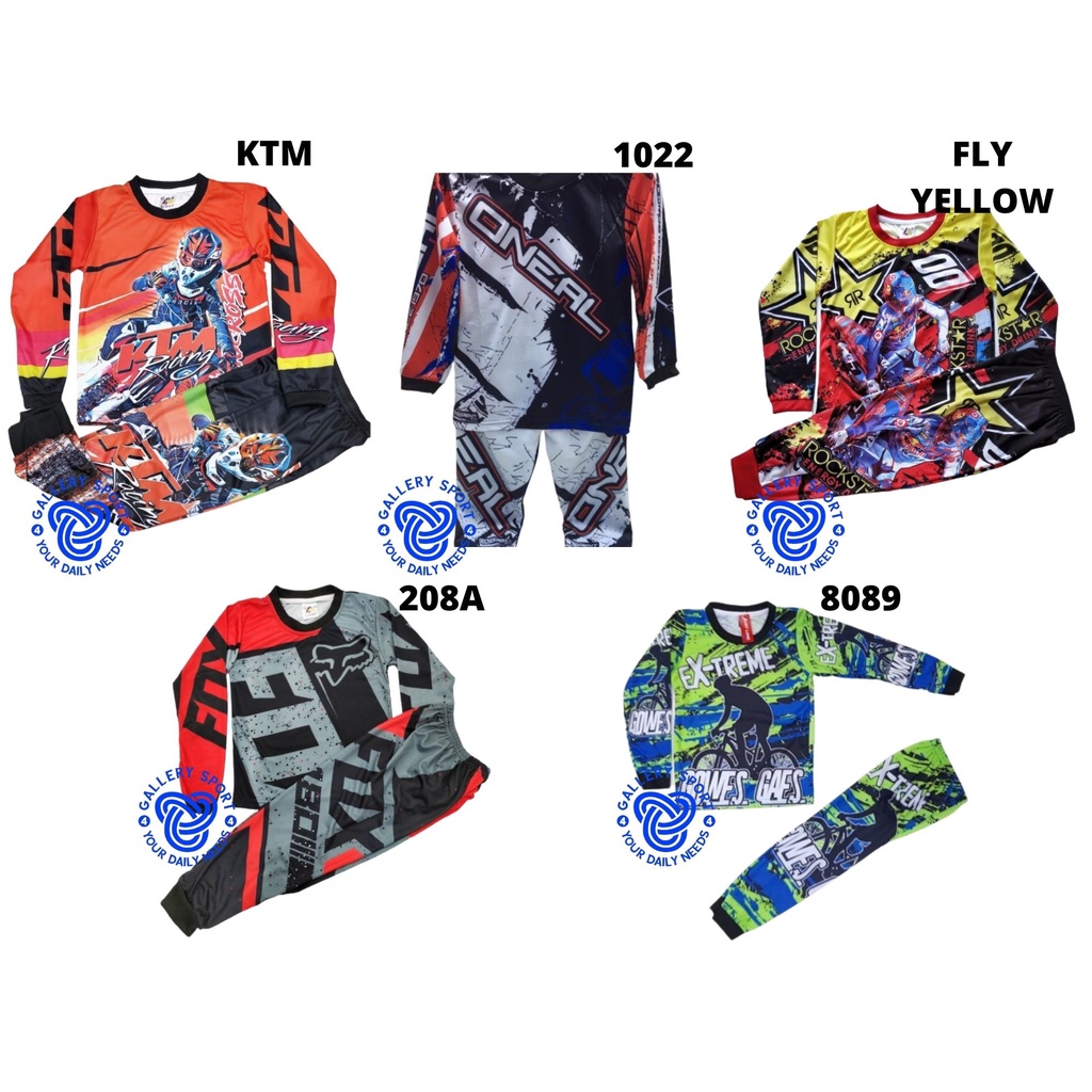 KAOS JERSEY SETELAN GOWES SEPEDA ANAK-SETELAN KAOS BAJU SEPEDA ANAK