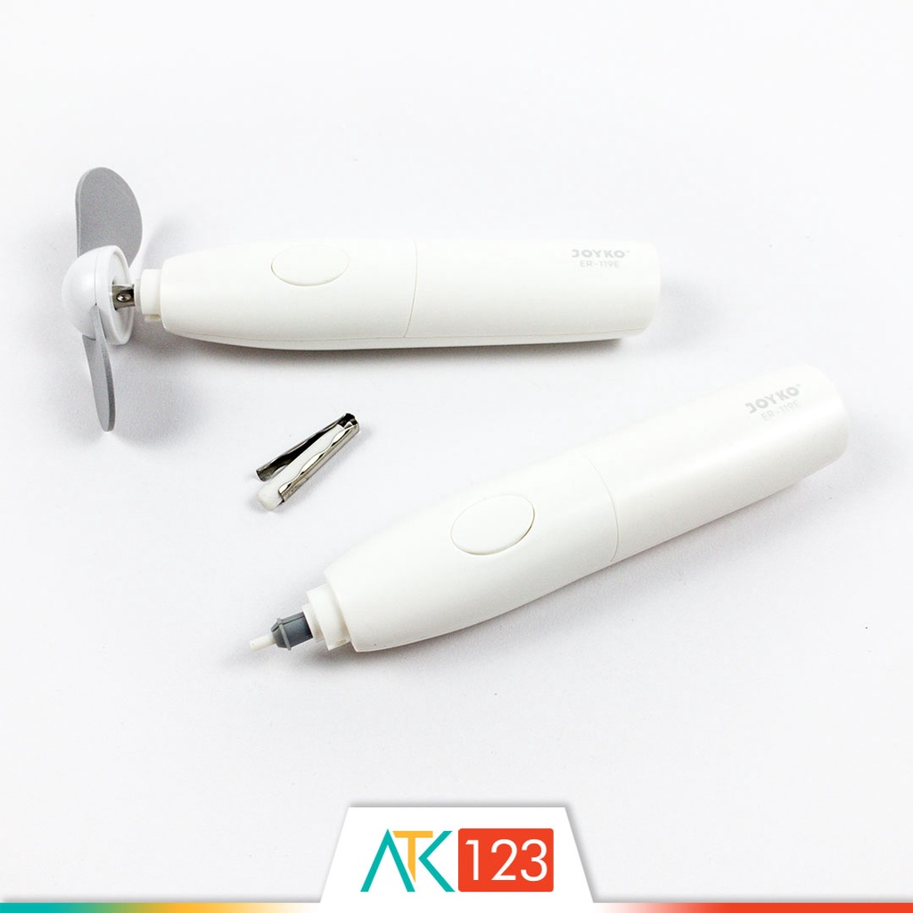 

RK Penghapus Pensil Elektrik Otomatis / Kipas Kecil / Electric Eraser / Mini Fan 2 in 1 Joyko