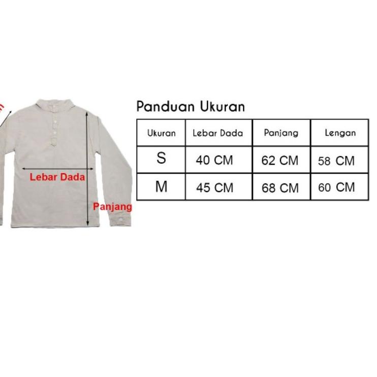 LANGSUNG KIRIM.. Pakaian Baju Kemeja Anak Usia 8-13 Tahun Koko Muslim Polos Anak Laki laki Cowok Len