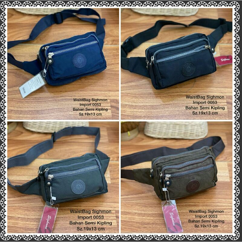 FILLYS Tas Pria Wanita WaistBag Sighmon Import 0053