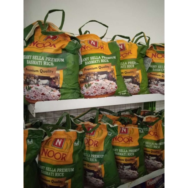

Beras Basmati Noor premium 5kg / Beras arab india/ basmati rice