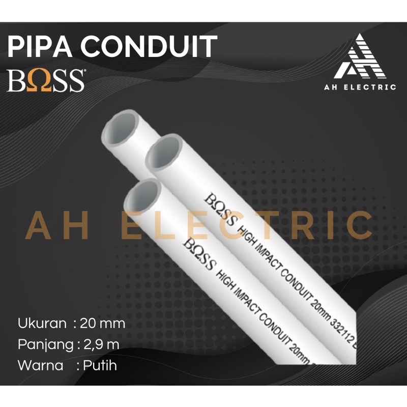 Jual Pipa Conduit Mm Boss Pipa Listrik Mm Pipa Konduit Mm