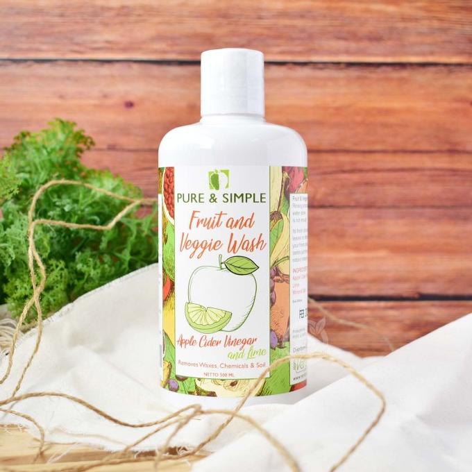 

Verdure Fruit & Vegetable Wash with Apple Cider Vinegar n Lime 500 Ml