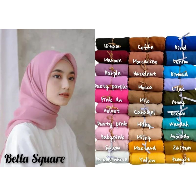 Bella Square / Segiempat Bella / Bella Square Premium / Segiempat Pollycoton  Premium / Bella Square