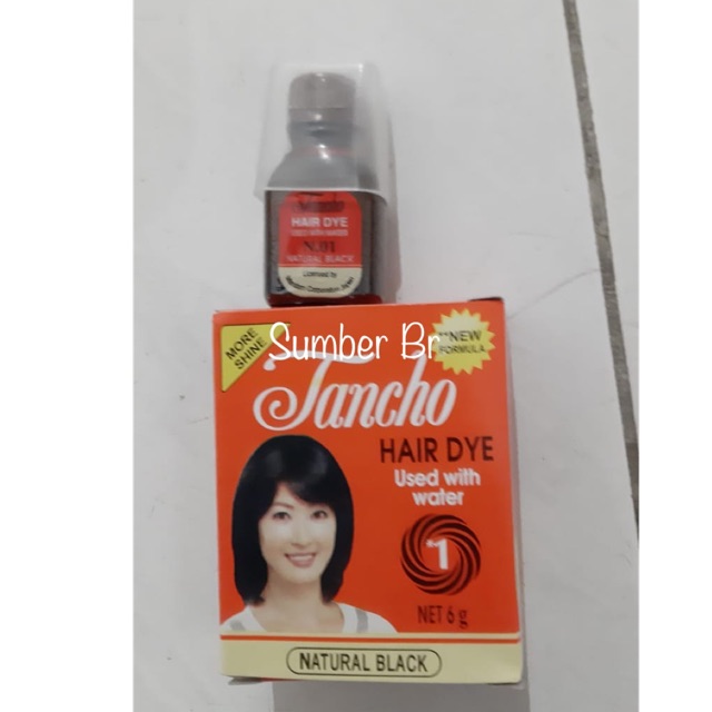Tancho hair dye black / tancho rambut / tancho hitam