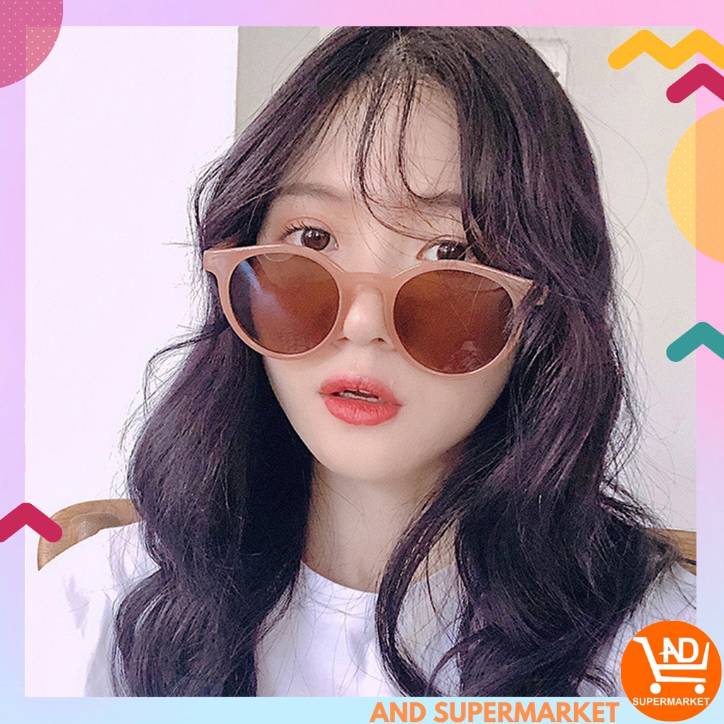 AND / COD / Kacamata Fashion Wanita Korean Fashion Retro Sunglasses Eyewear Impor Berkualitas / KM08