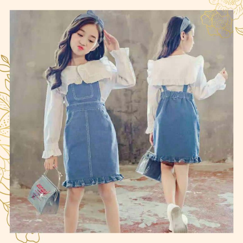 Setelan Anak Perempuan Usia 4 5 6 7 8 Tahun - Setelan Anak Perempuan Import - Baju Anak Perempuan Ko