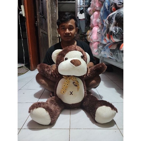 Boneka Monyet Jumbo Lucu Dan Imut Monkey George Import Murah