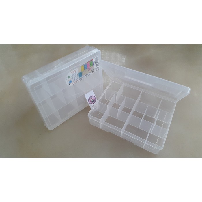 Organizer Box 1416 compartment kotak 14 sekat perkakas komponen