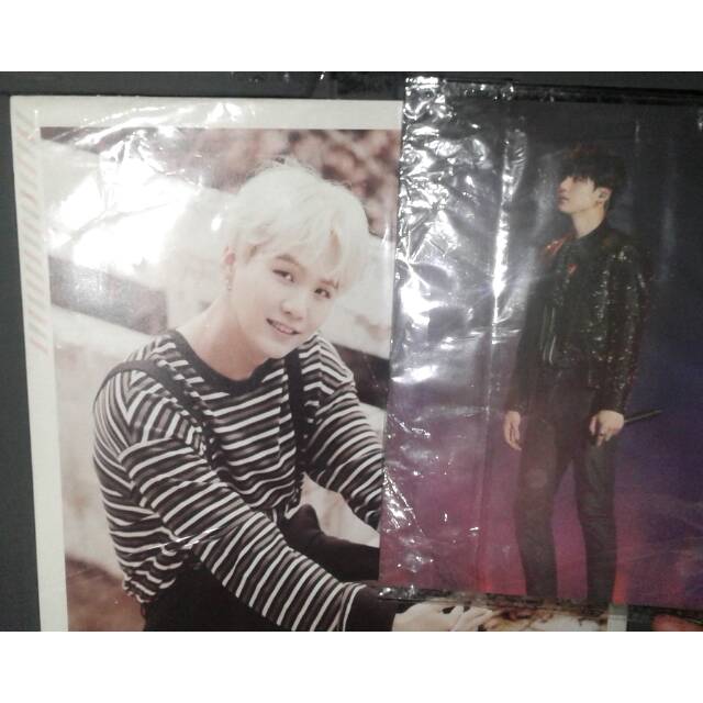 BTS SUGA WINGSTOUR POST CARD + 2ND MUSTER POSTER
