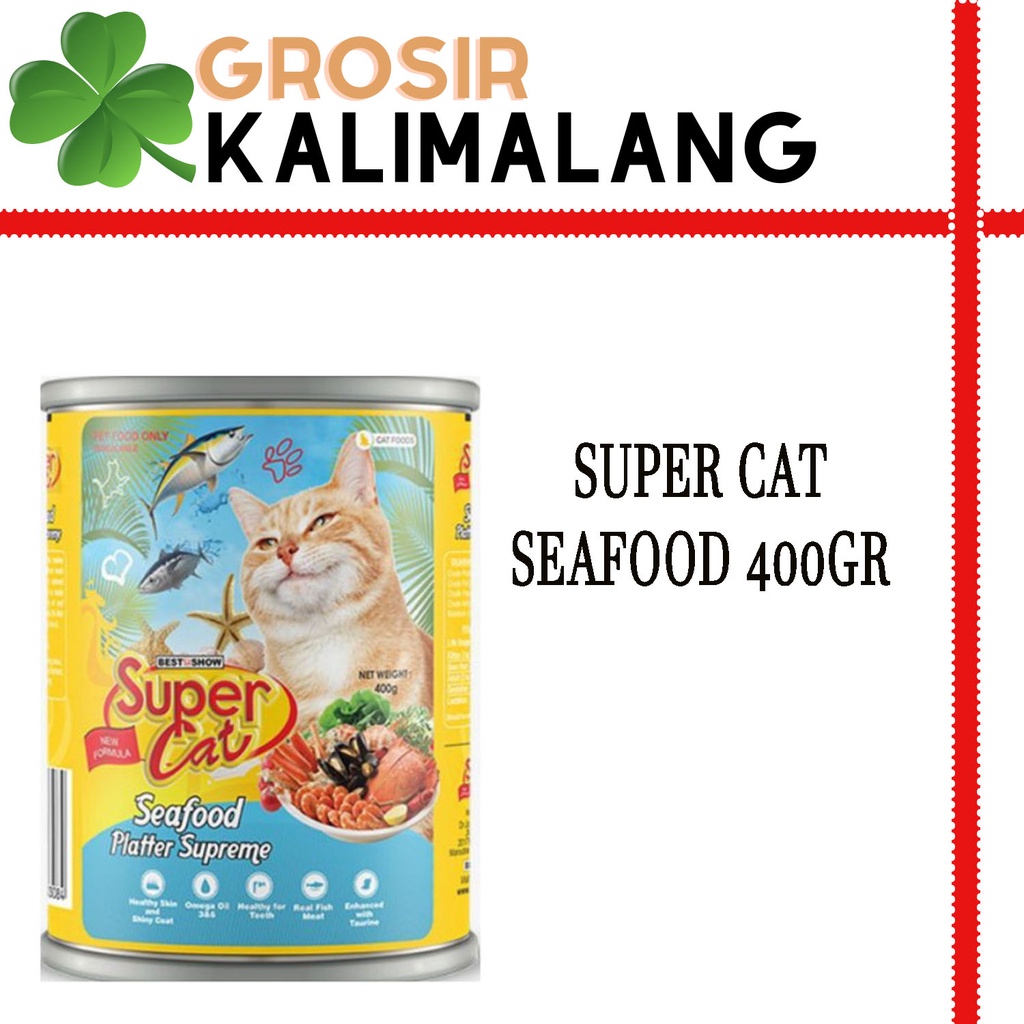 Super Cat Adult Seafood Platter 400gr