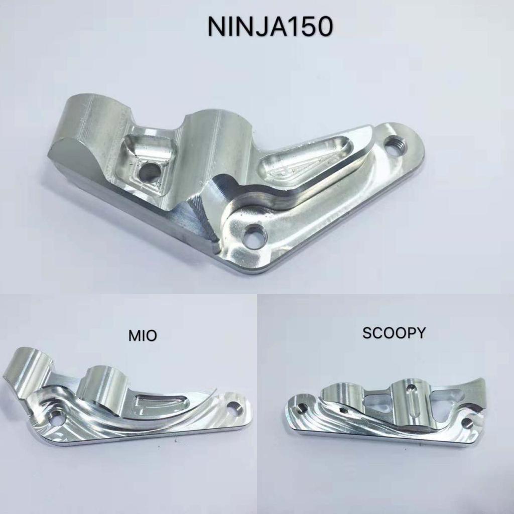 breket monoblok kaliper 4 piston full cnc ninja rr ninja r satri fu disk standar