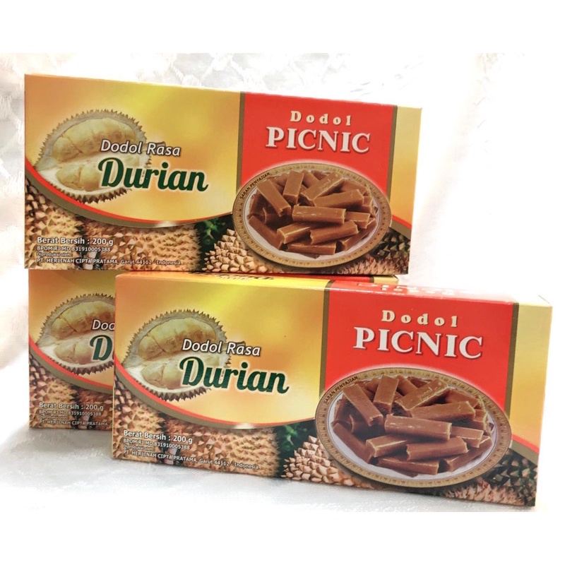 

Dodol picnic DURIAN 200gr