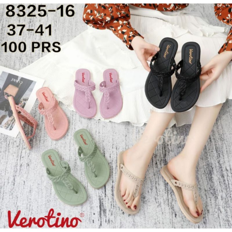 Sandal Wanita Sendal Jelly Jepit Verotino Import
