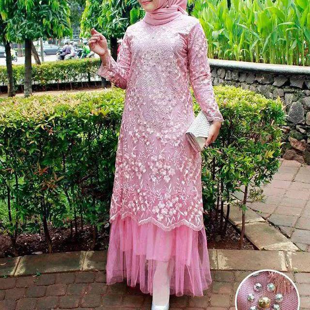 TERLARIS(REAL PICT)  gamis kajol /gamis pesta mewah
