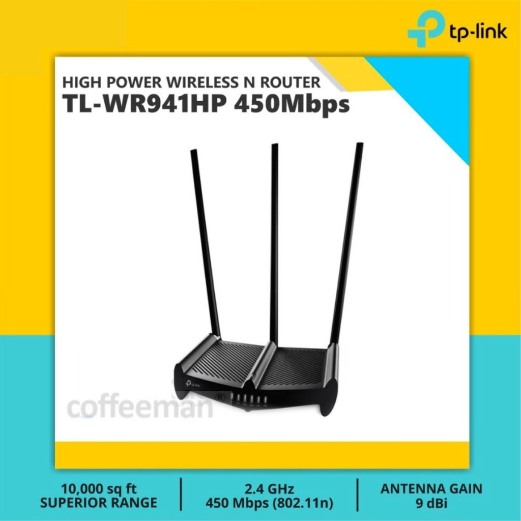 Wireless N Router TP Link TL-WR941HP 450Mbps -Router TPLink TL WR941HP