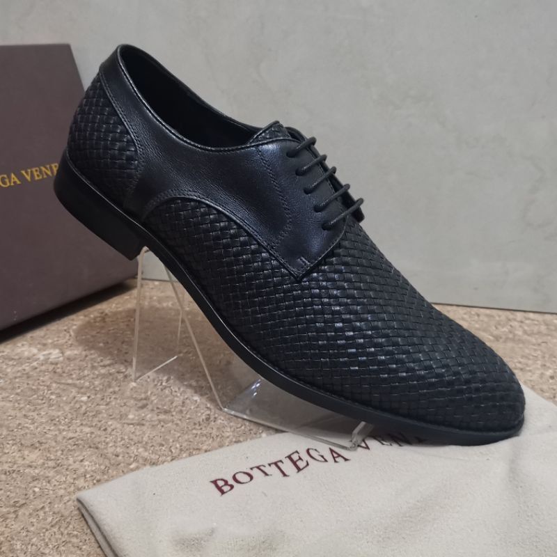 sepatu pria pantofel anyaman shoes formal resmi kerja mirror quality