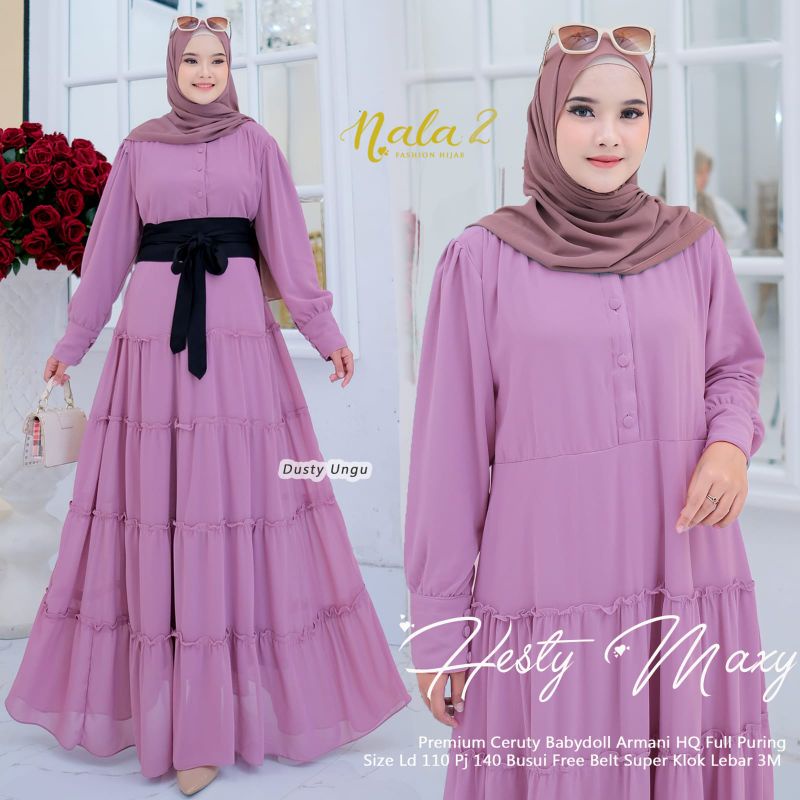 Hesty Maxy Dress By ORI Nala Fashion Hijab
