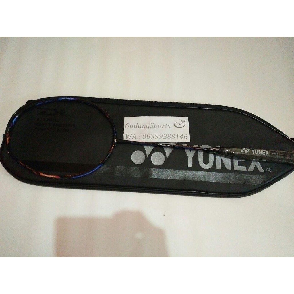 Raket Badminton Duora 10 LCW New Colour Black Blue Orange - Original