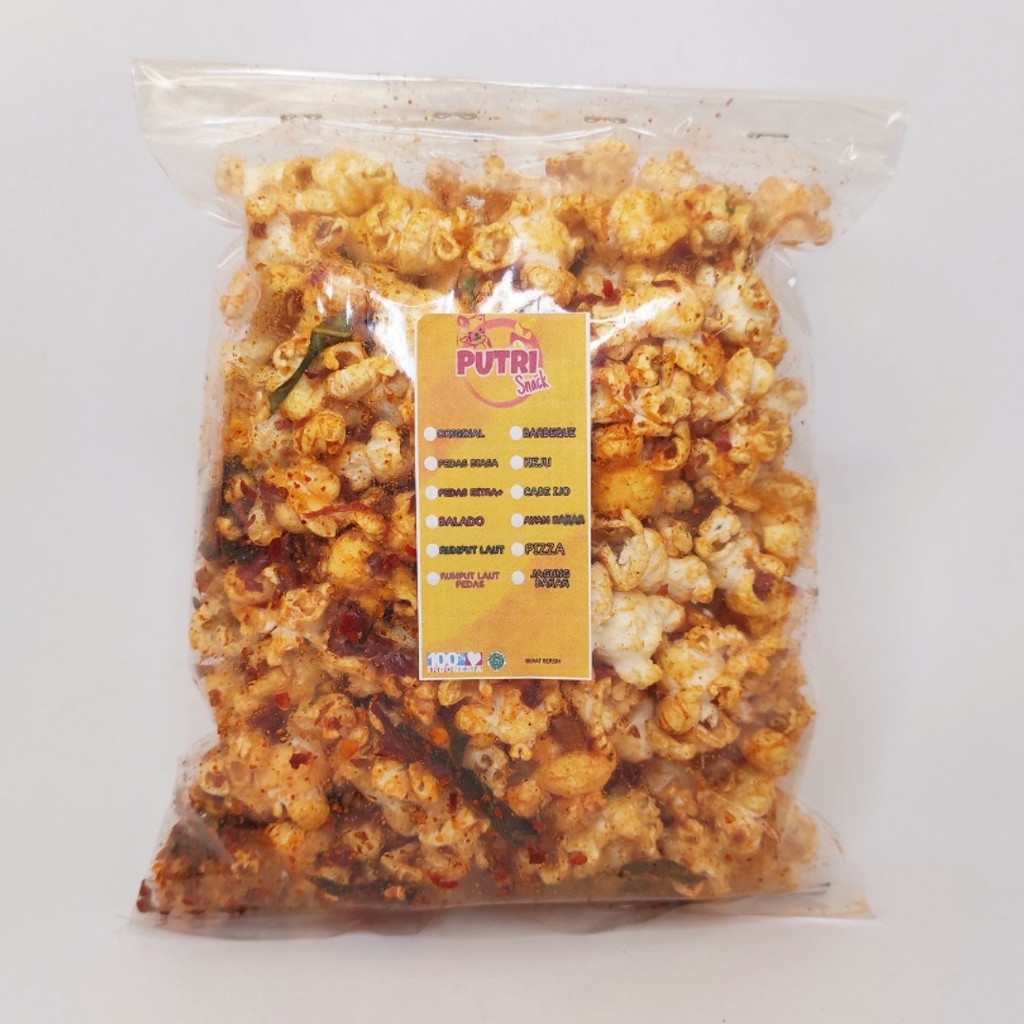 Popcorn rasa khas putri snack 100gr daun jeruk