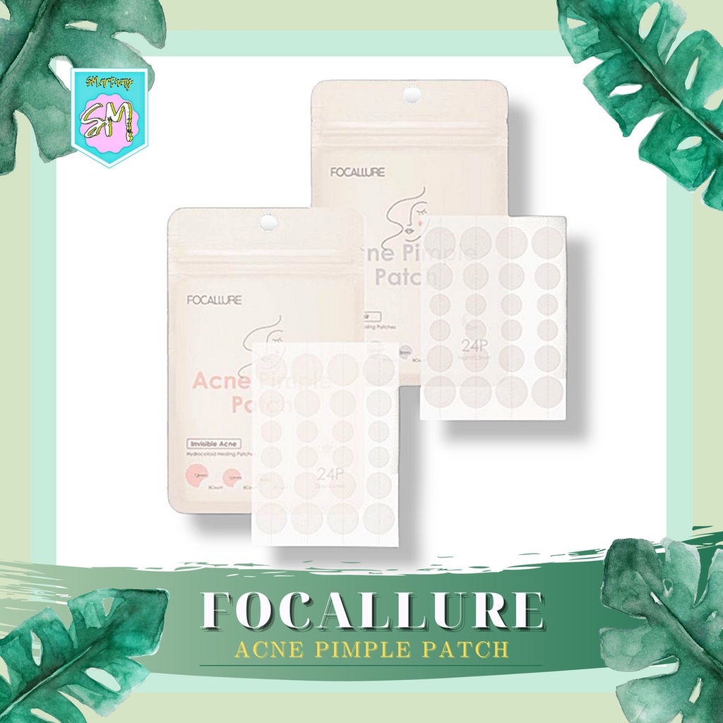 [BPOM] FOCALLURE Pimple Patch Day &amp; Night - 24 Patch | Acne Sticker Stiker Jerawat Pagi Siang Malam | Ampuh menghilangkan mengangkat isi jerawat