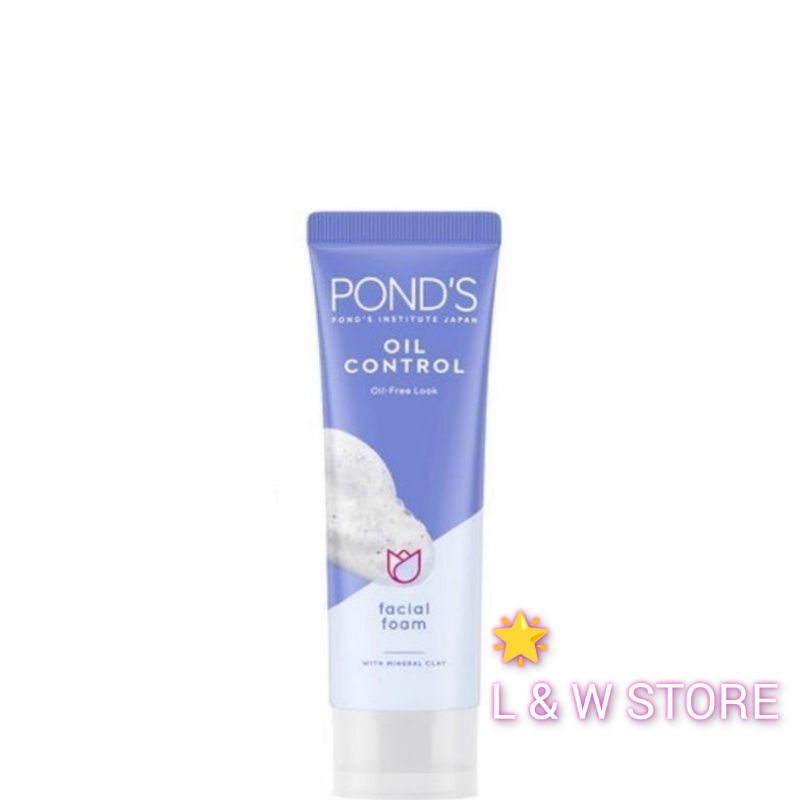 Ponds Oil Control Facial Foam 100ml/Pembersih Wajah