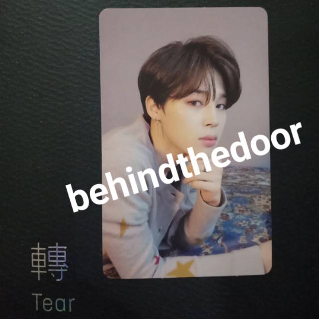 Official Photocard JIMIN BTS (LY: Tear ver. O) + Standing Photo
