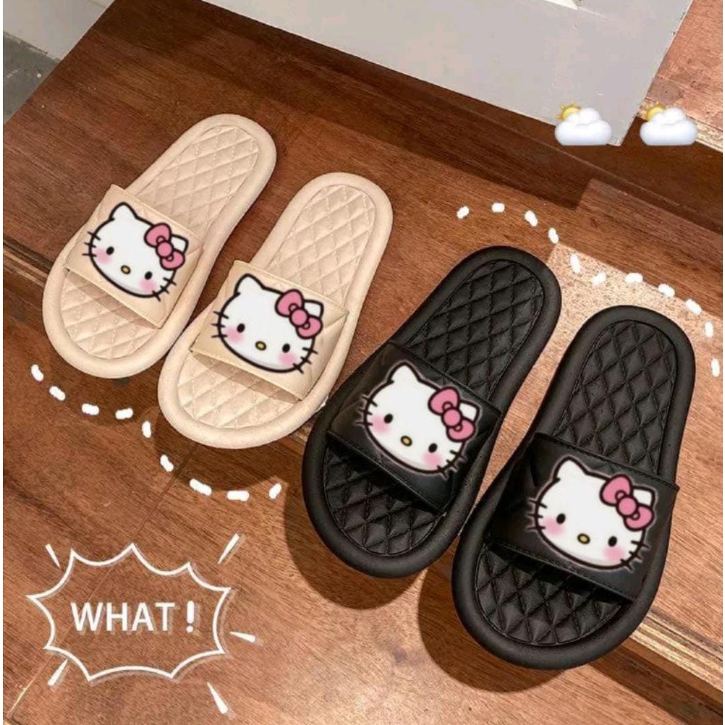 SANDAL WANITA DISTRO SELOP HELLO KITTY