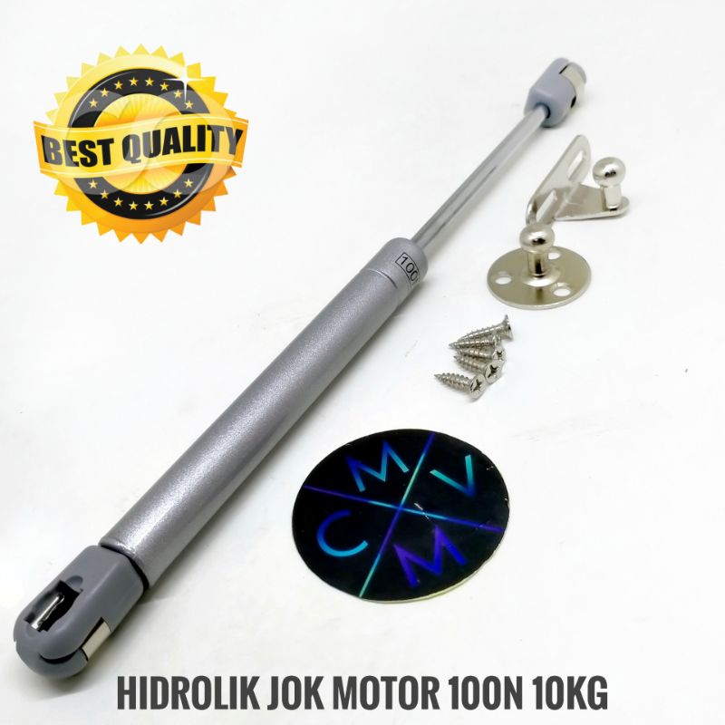 [READY STOCK] HIDROLIK PEGAS JOK MOTOR HUBEN 100N 10kg IMPORT KUALITAS A / hidrolis pegas gas spring otomatis pintu laci rak lemari dapur kitchen set tiang bagasi jok motor