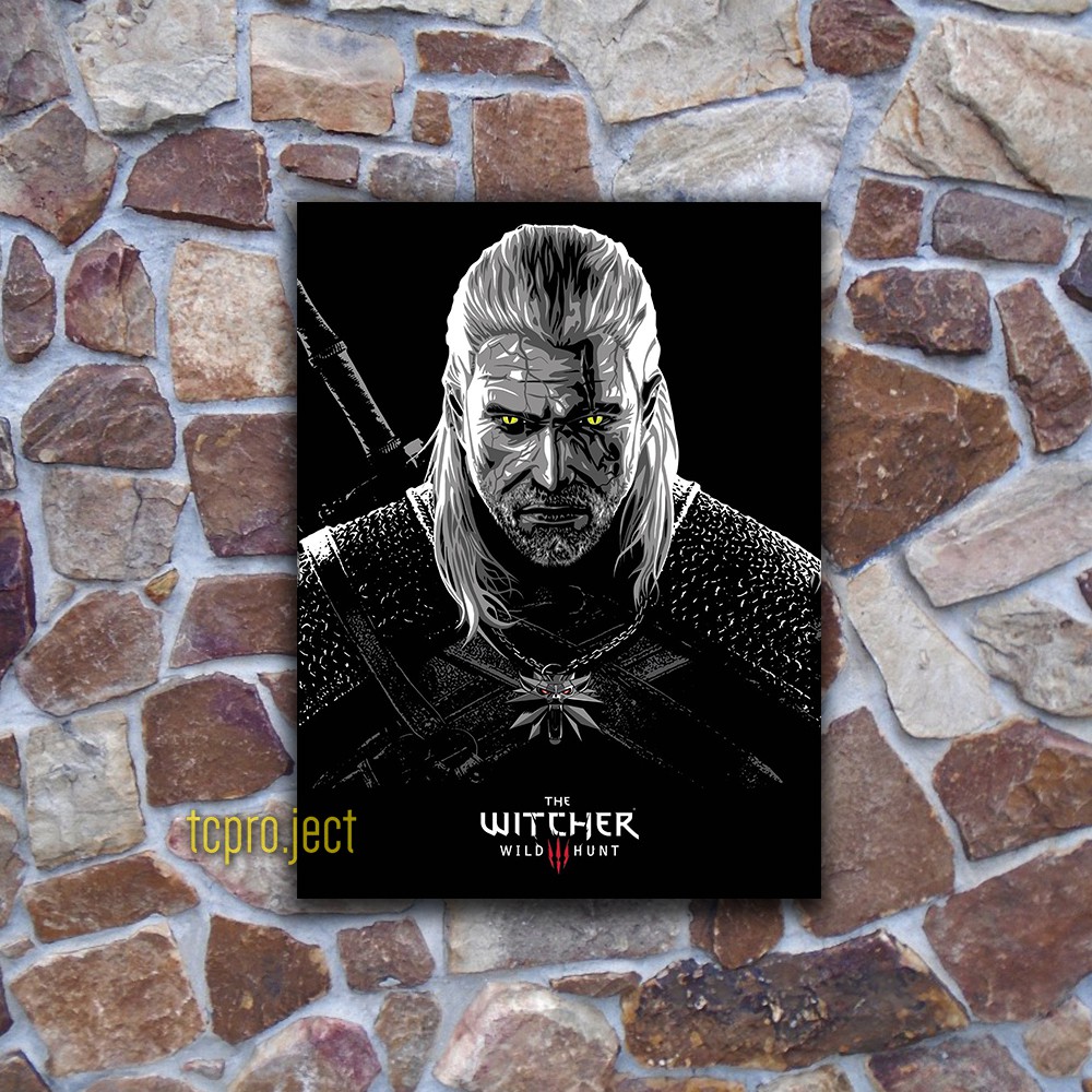THE WITCHER TOXICITY POISONING GAME POSTER - DEKORASI HIASAN DINDING