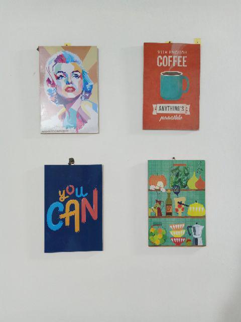 Pajangan Dinding Kayu Hiasan Dinding Poster Pajangan Kayu Dekorasi Rumah